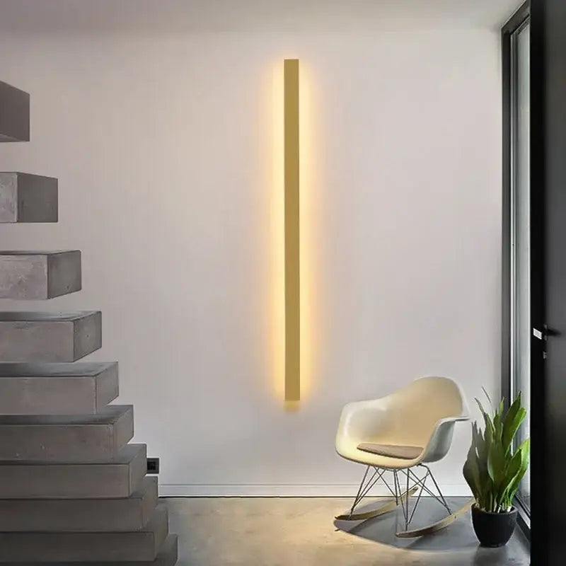 Black LED Wall Sconce Sleek Modern Design