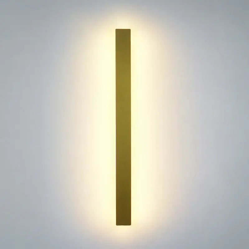 Black Long Strip LED Wall Light Up To 100cm