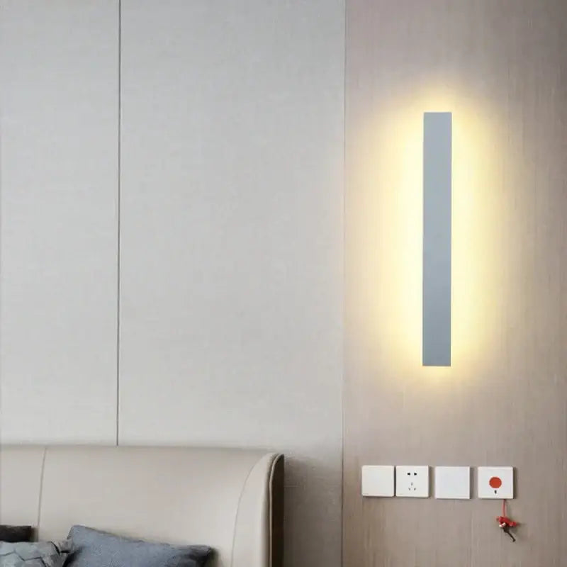 Black Long Strip LED Wall Light Up To 100cm