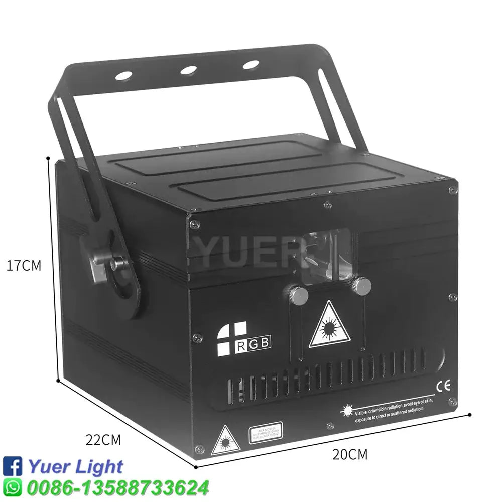 Black RGB Laser Club Party Light