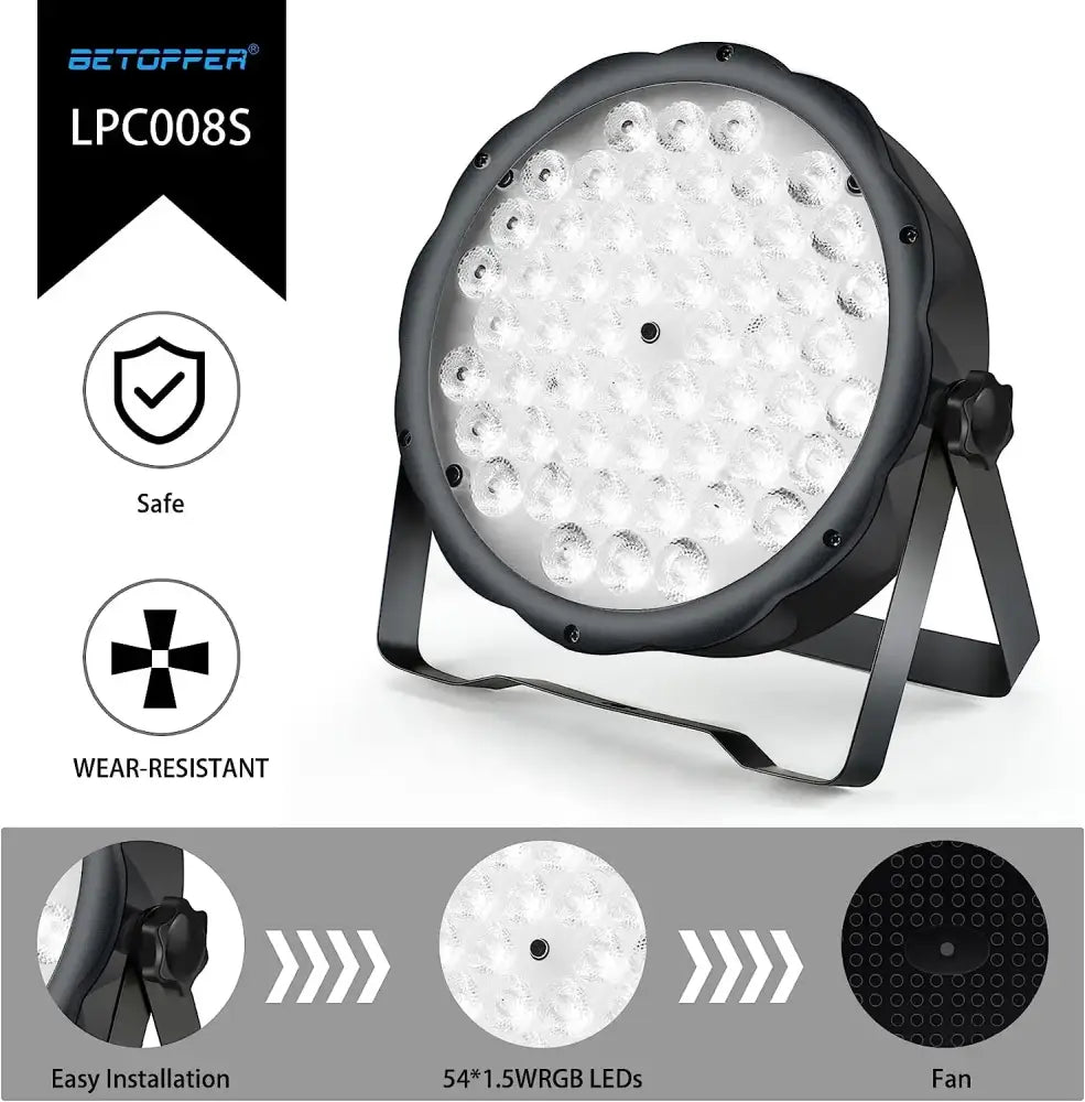 Black RGB LED Lights