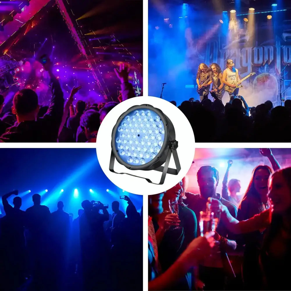 Black RGB LED Lights