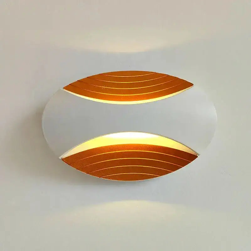 Black Ribbed LED Lamp