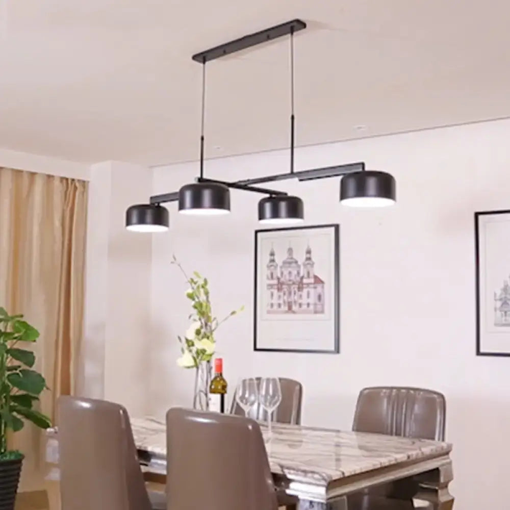 Black Rose Gold Island Lamp
