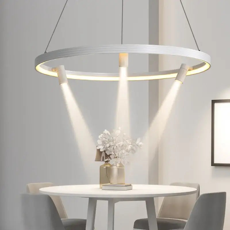 Black Round Spotlight Pendant