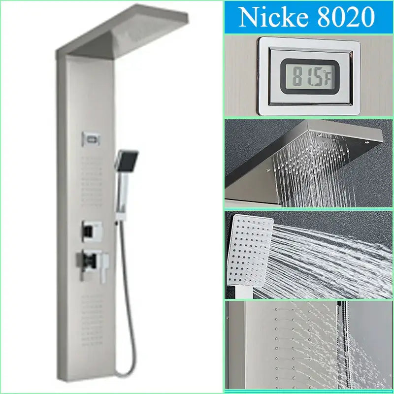 Black Shower Panel System