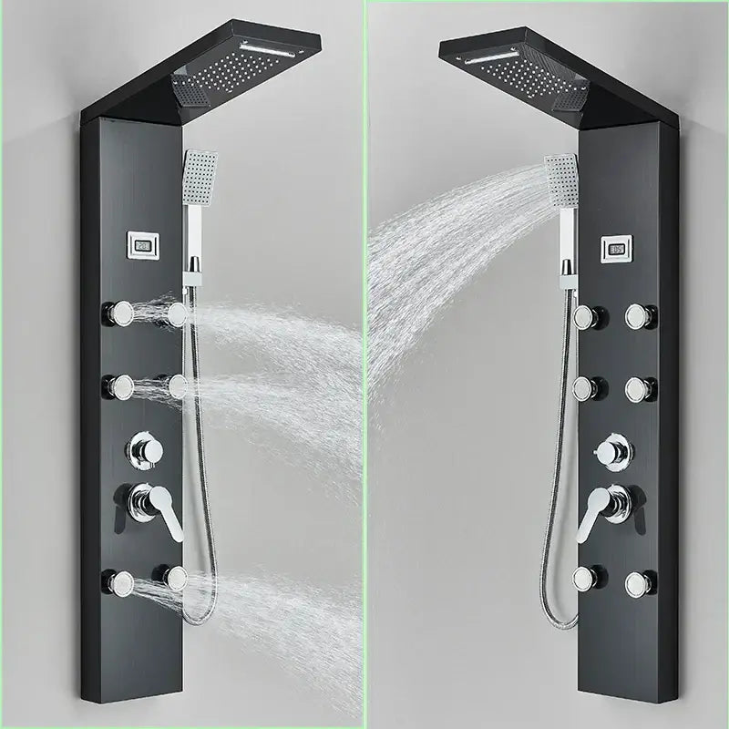 Black Shower Panel System