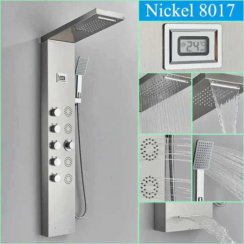 Black Shower Panel System