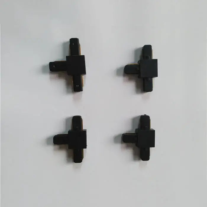 Black Silver Track Connector