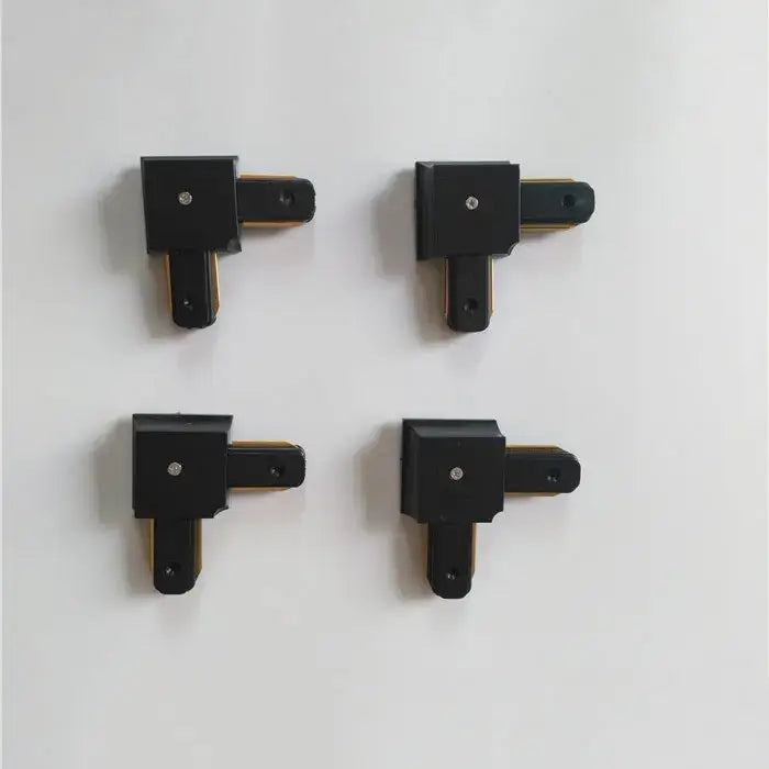 Black Silver Track Connector