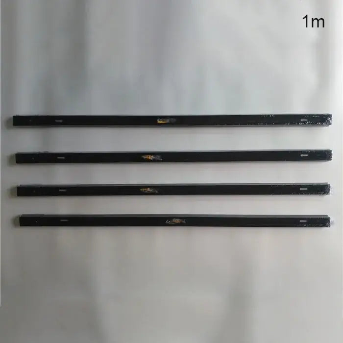 Black Silver Track Connector