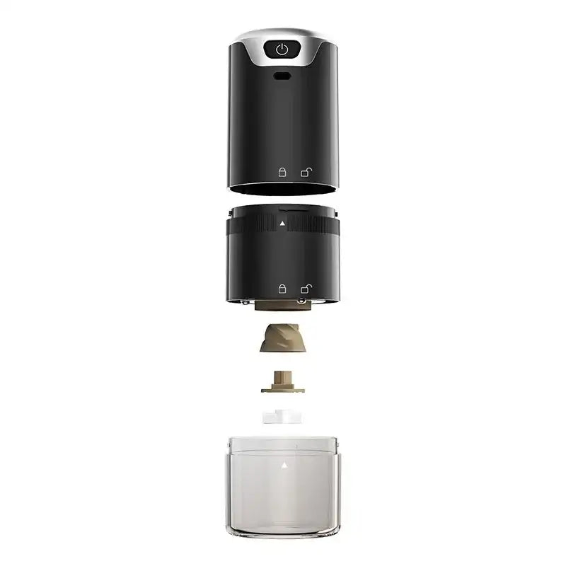 Black Silver Coffee Tamper