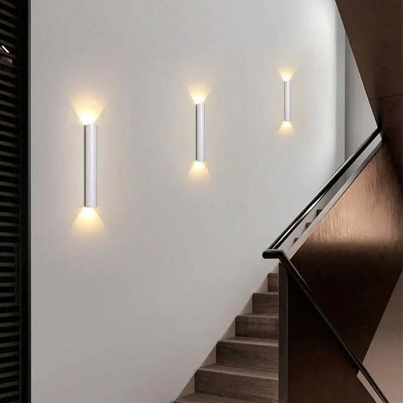 Black Modern LED Sconce Dual-Directional Light
