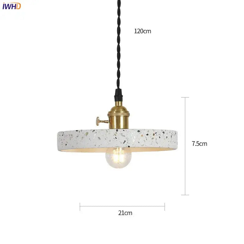 Black Cement Pendant Lamp