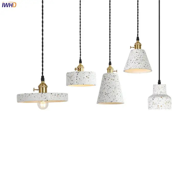 Black Cement Pendant Lamp