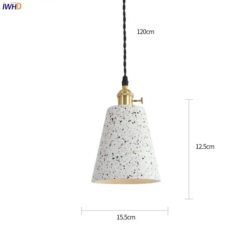 Black Cement Pendant Lamp