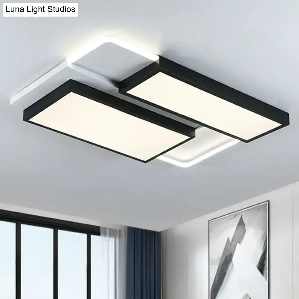 Black Splicing Ceiling Light