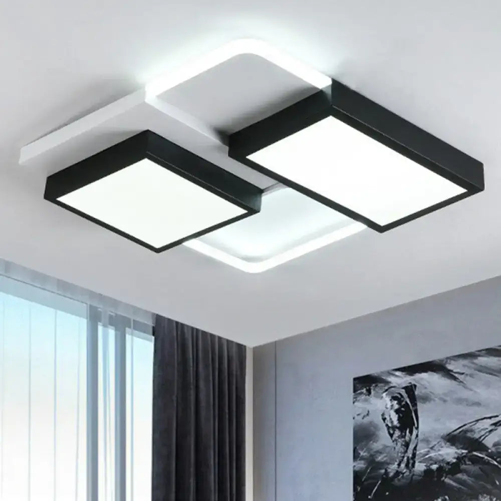 Black Splicing Ceiling Light