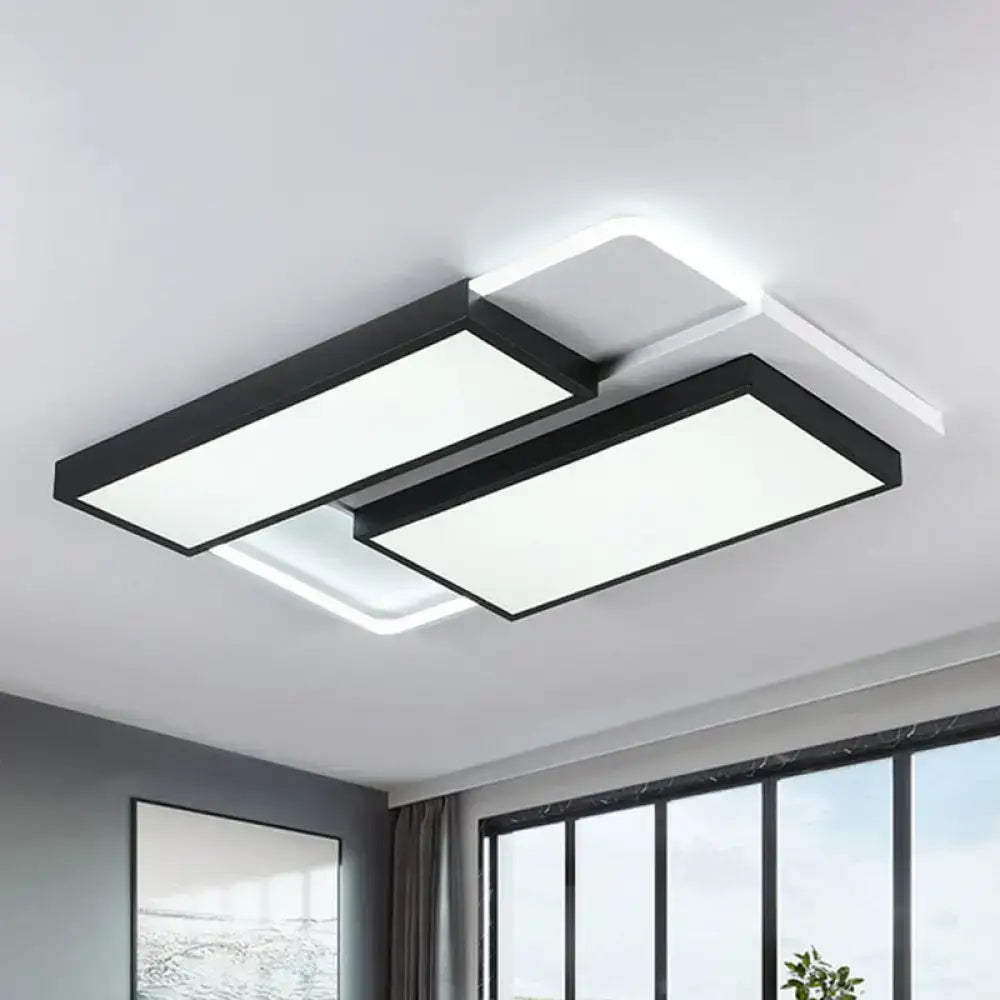 Black Splicing Ceiling Light