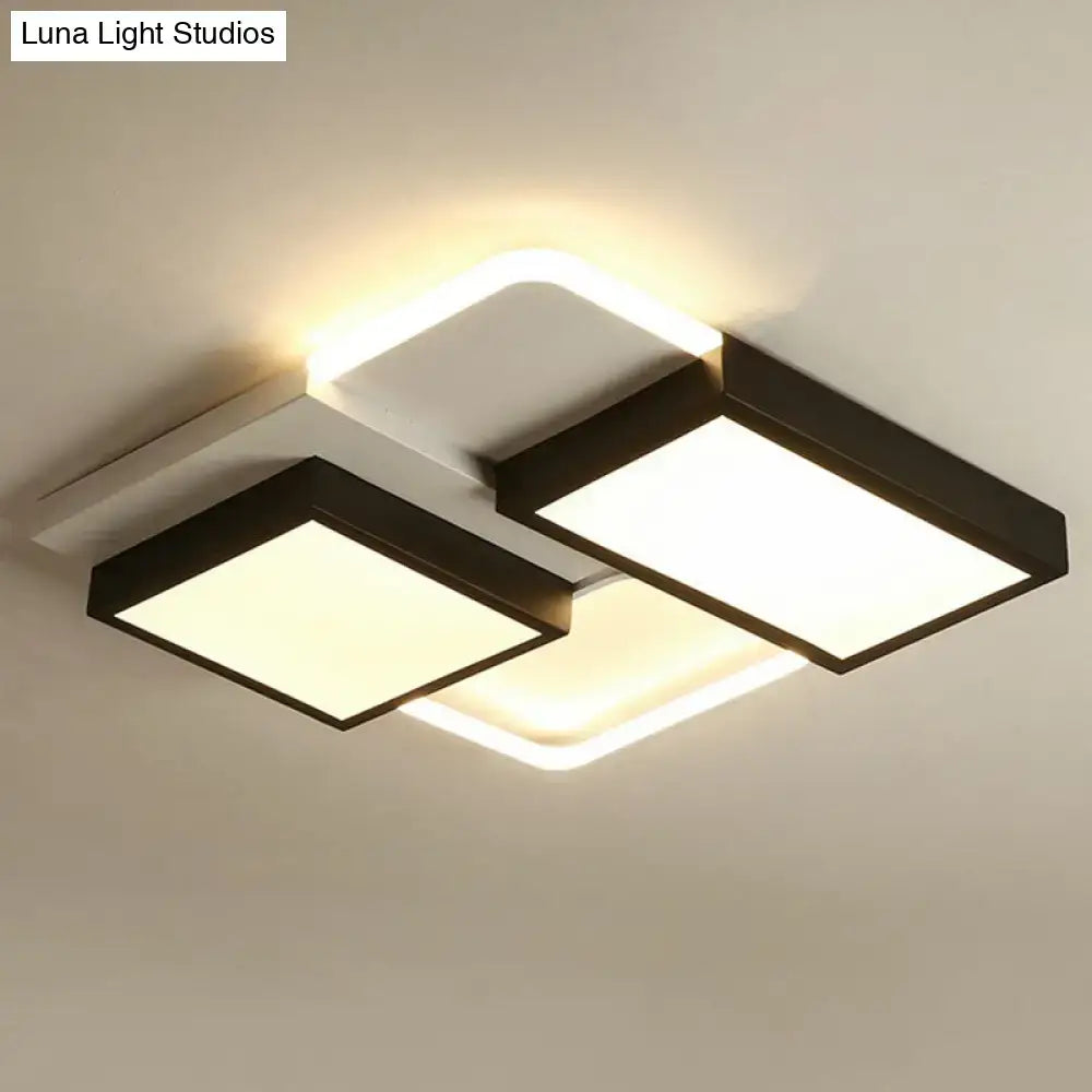 Black Splicing Ceiling Light