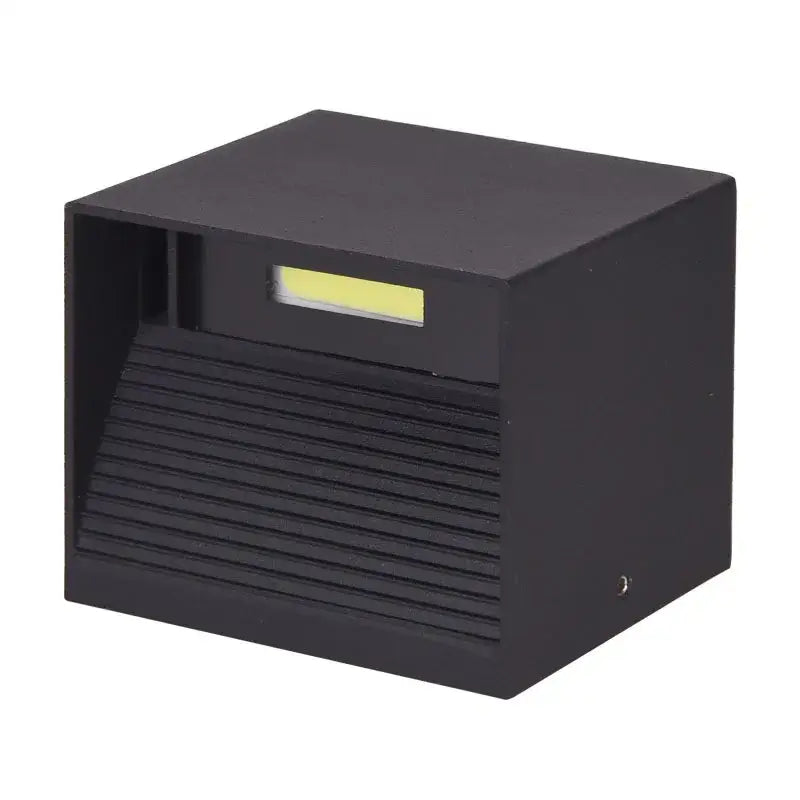 Black Square LED Wall Lamp
