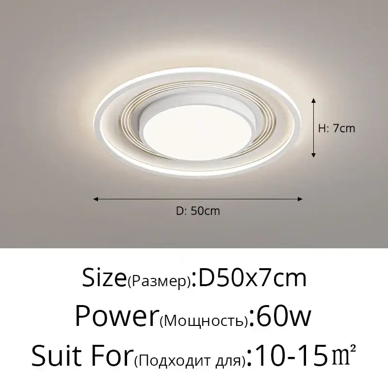 Black Square Dimmable Light