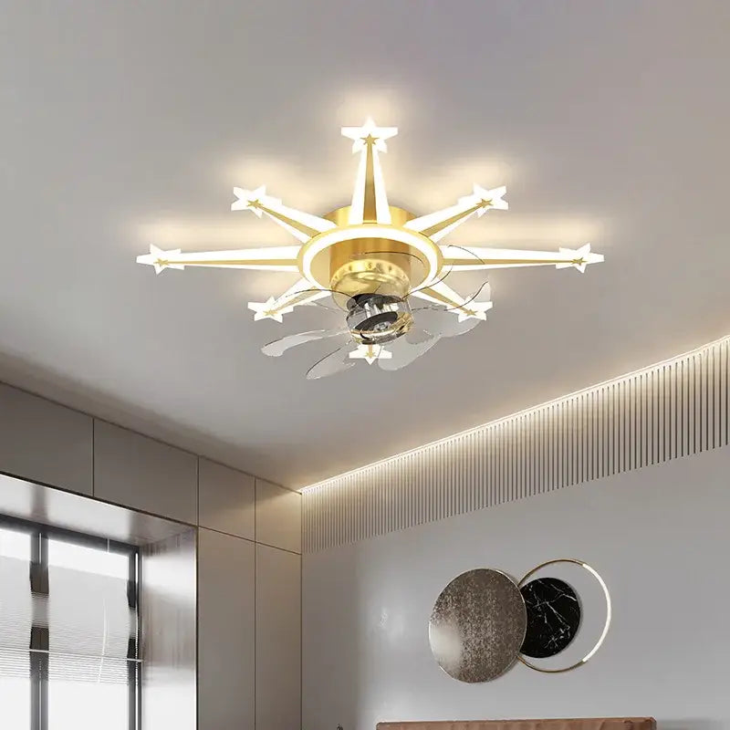 Black Starburst Ceiling Fan