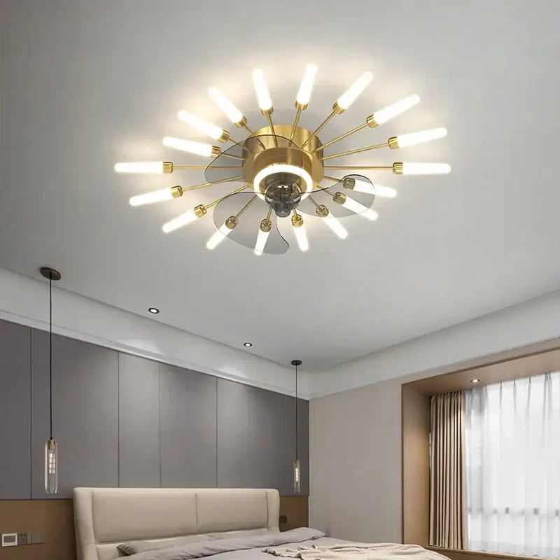 Black Starburst Ceiling Fan