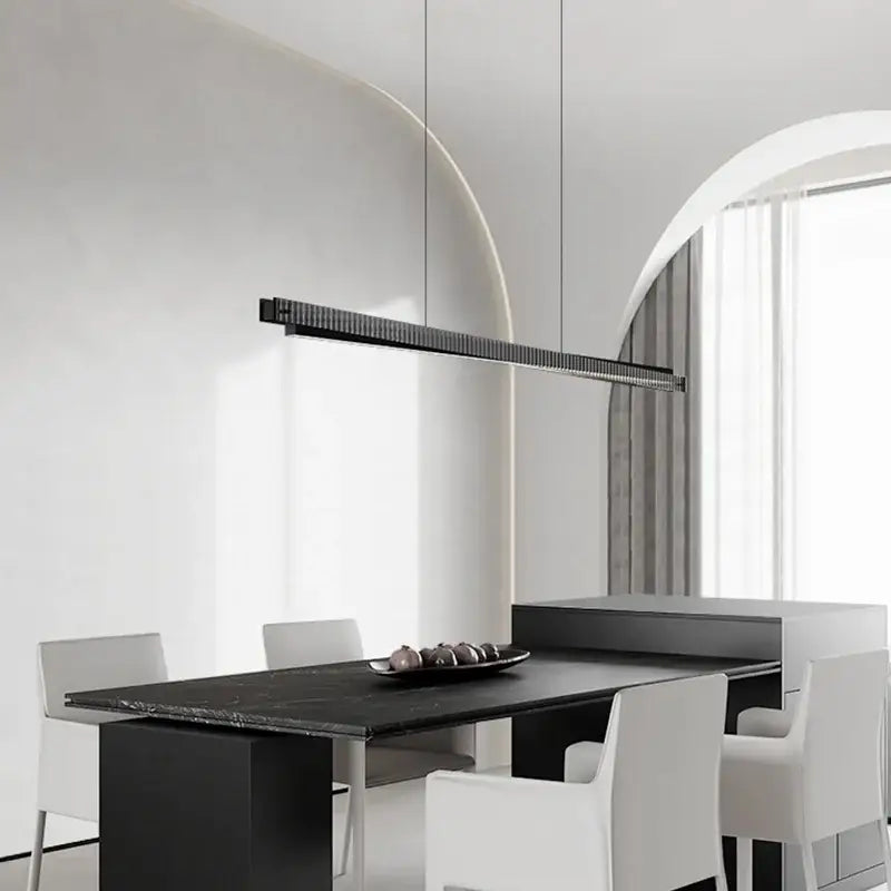 Black Bar Pendant Light