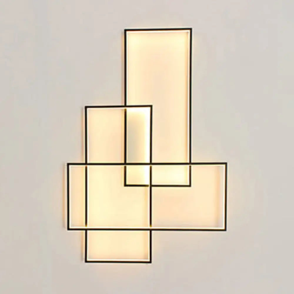 Black Acrylic Wall Sconce