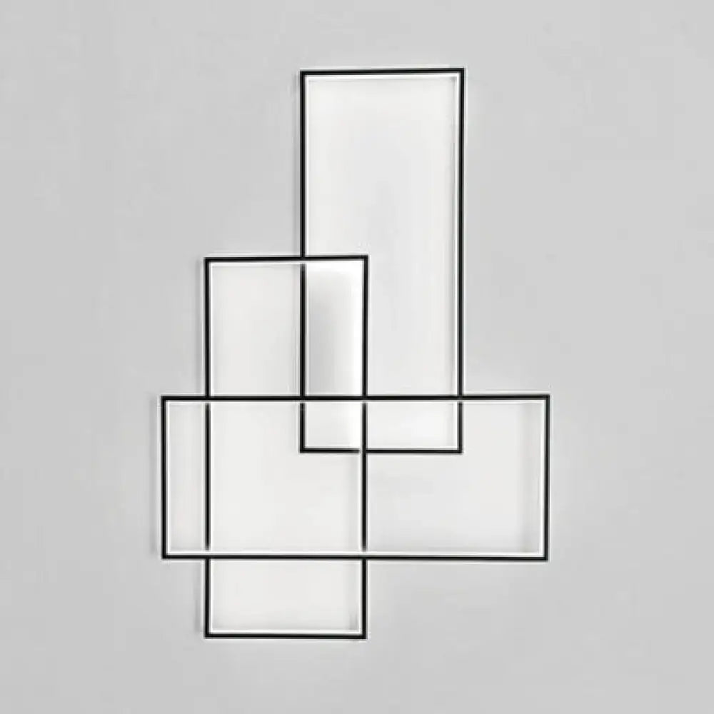 Black Acrylic Wall Sconce