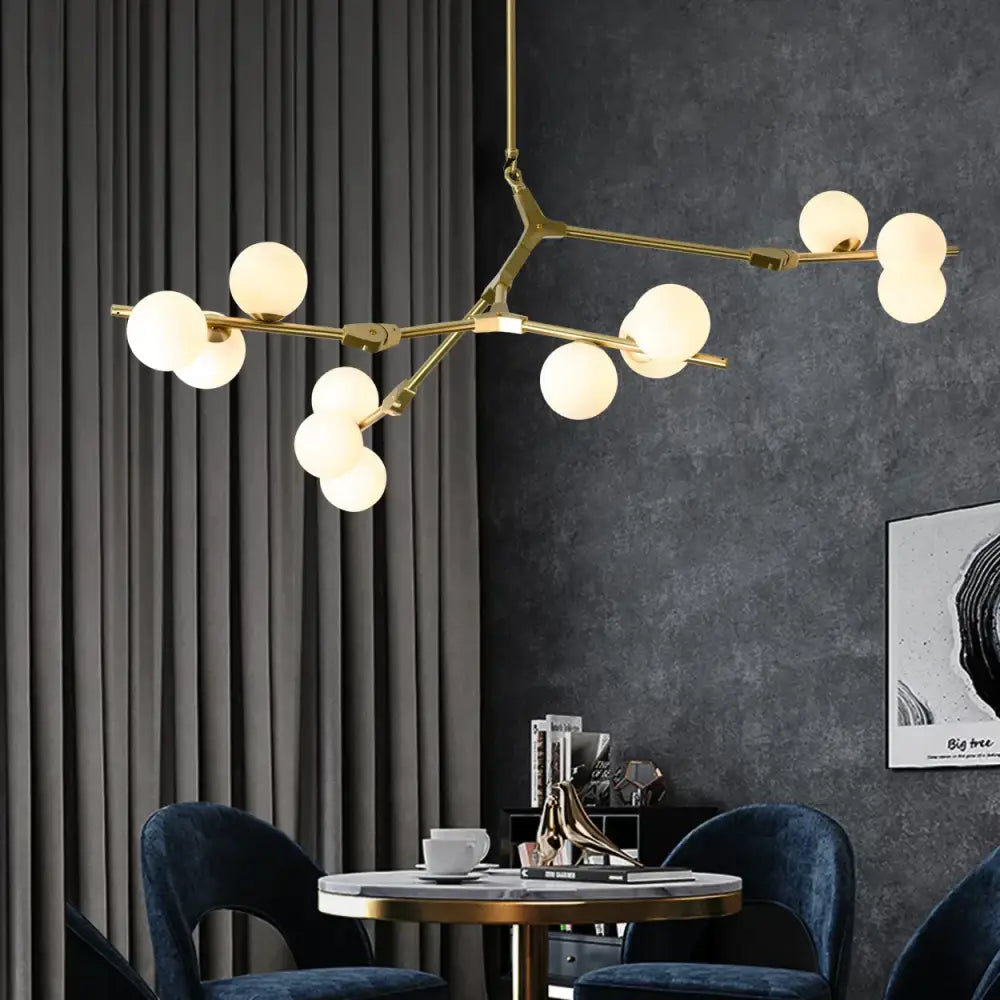 Black Branch Ceiling Light