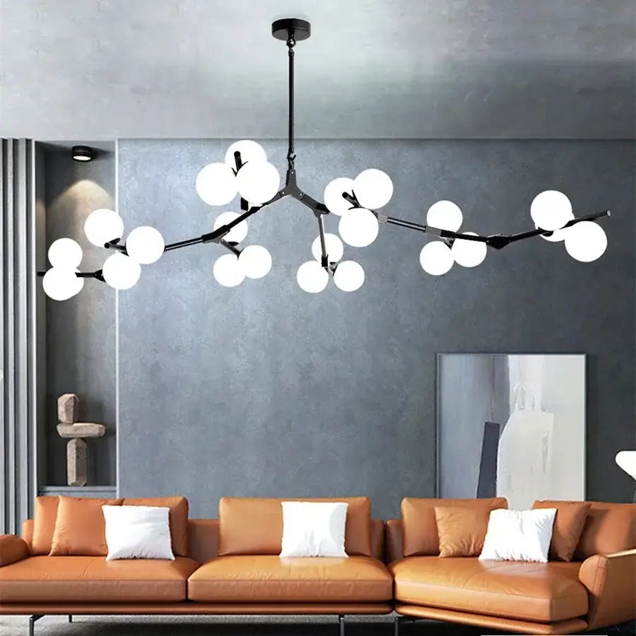 Black Branch Ceiling Light