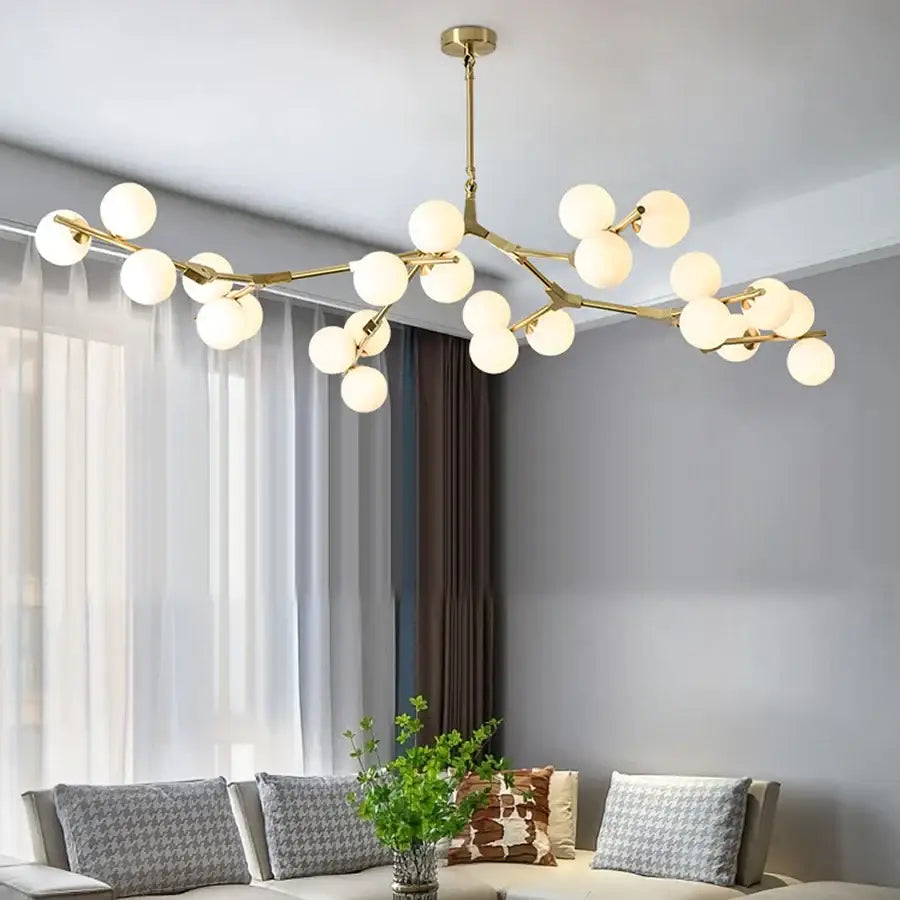 Black Branch Ceiling Light
