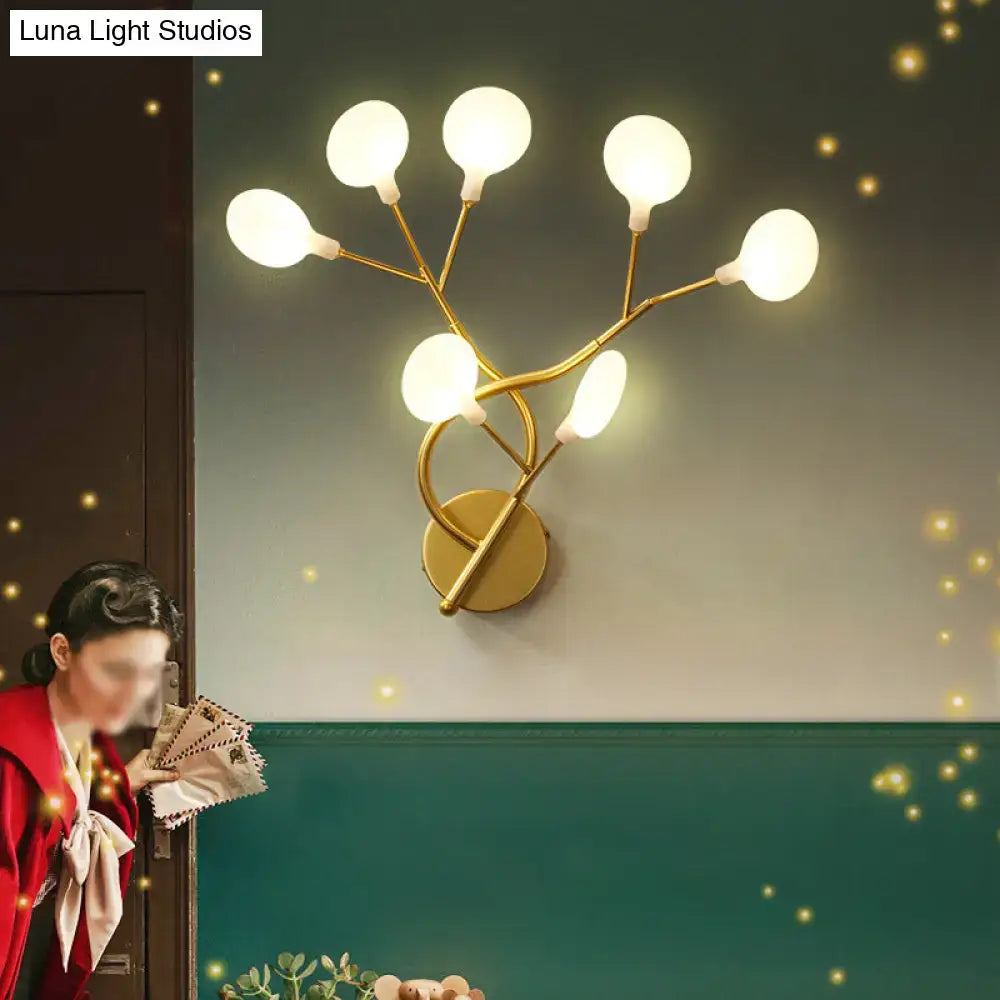 Black Branch Wall Light