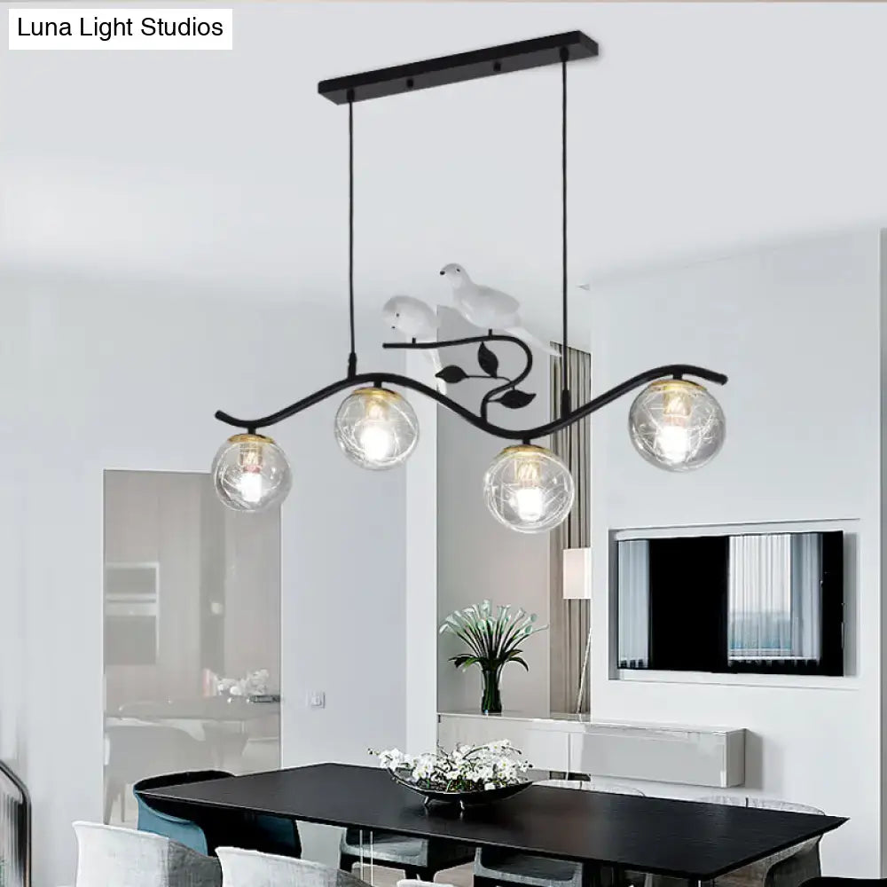 Black Branch Pendant Light