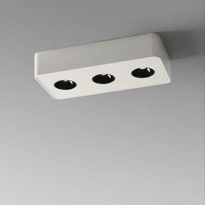 Black White LED Ceiling Light