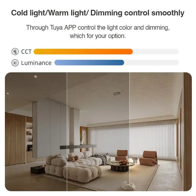 Black White LED Ceiling Light