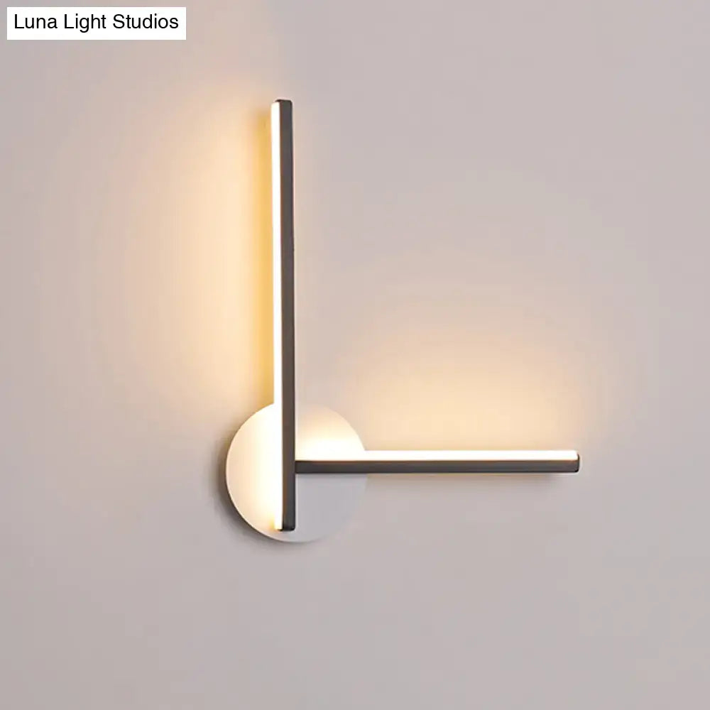 Black Acrylic Cross Sconce