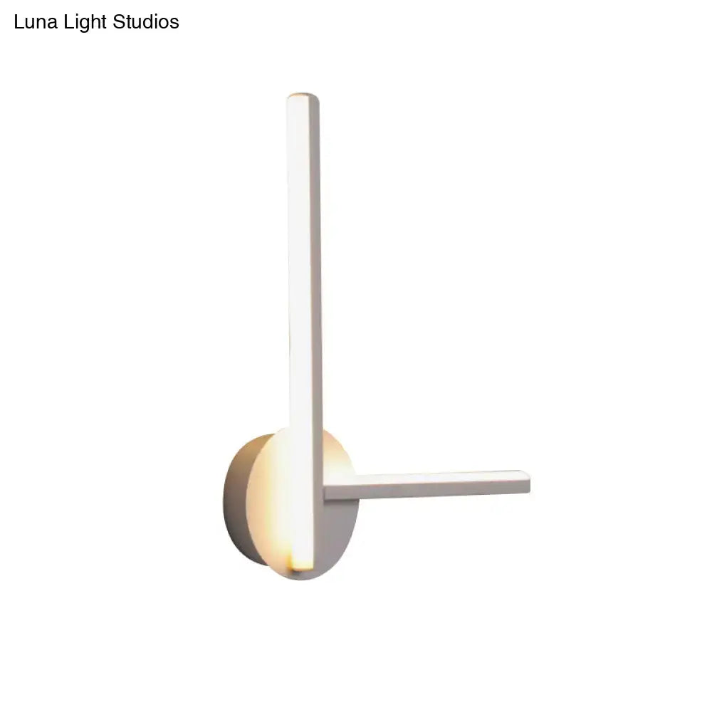 Black Acrylic Cross Sconce