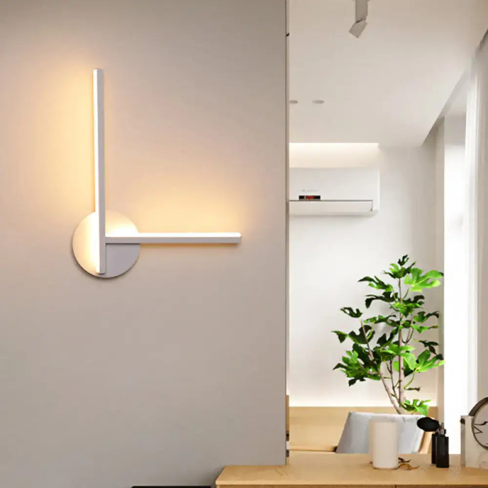 Black Acrylic Cross Sconce