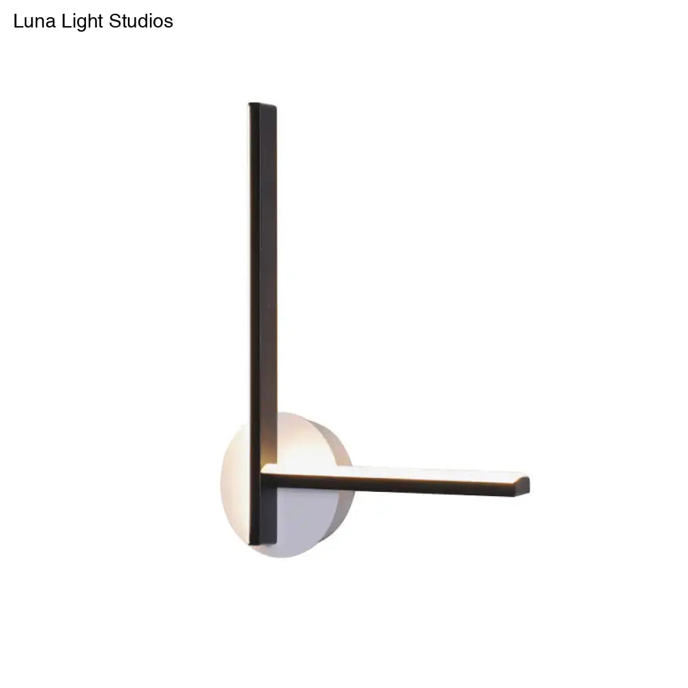 Black Acrylic Cross Sconce