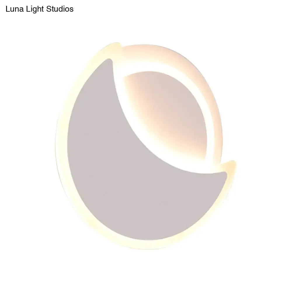 White Eclipse Wall Sconce