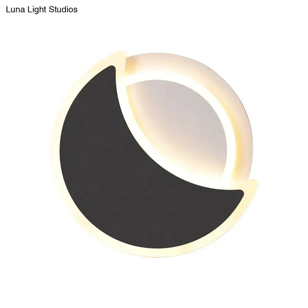 White Eclipse Wall Sconce