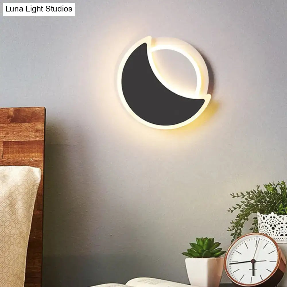 White Eclipse Wall Sconce
