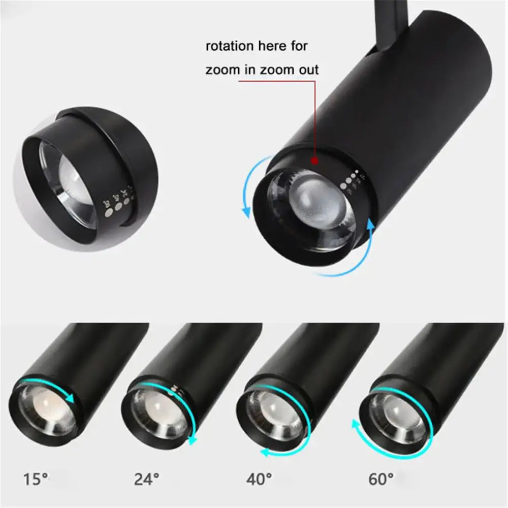 White Beam Ceiling Spotlight