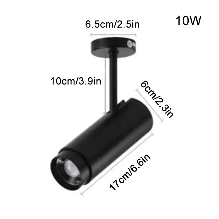 White Beam Ceiling Spotlight