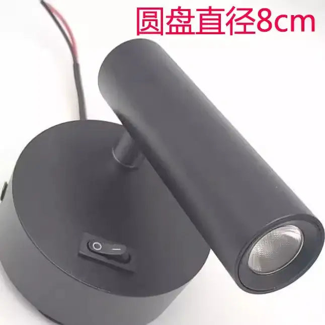 Black Bedside Wall Lamp