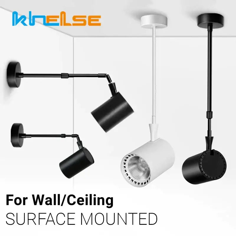 Black Adjustable LED Track Light