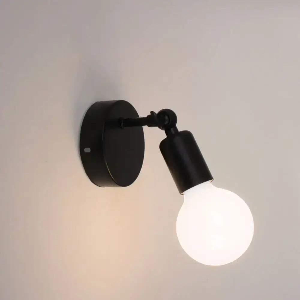Black Wall Lamp Holder